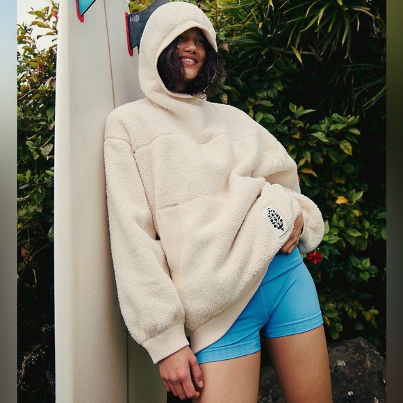 NWOT Free People Scout It Out Fleece Pullover